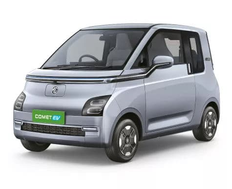 Comet EV in Apple Green with Starry Black roof