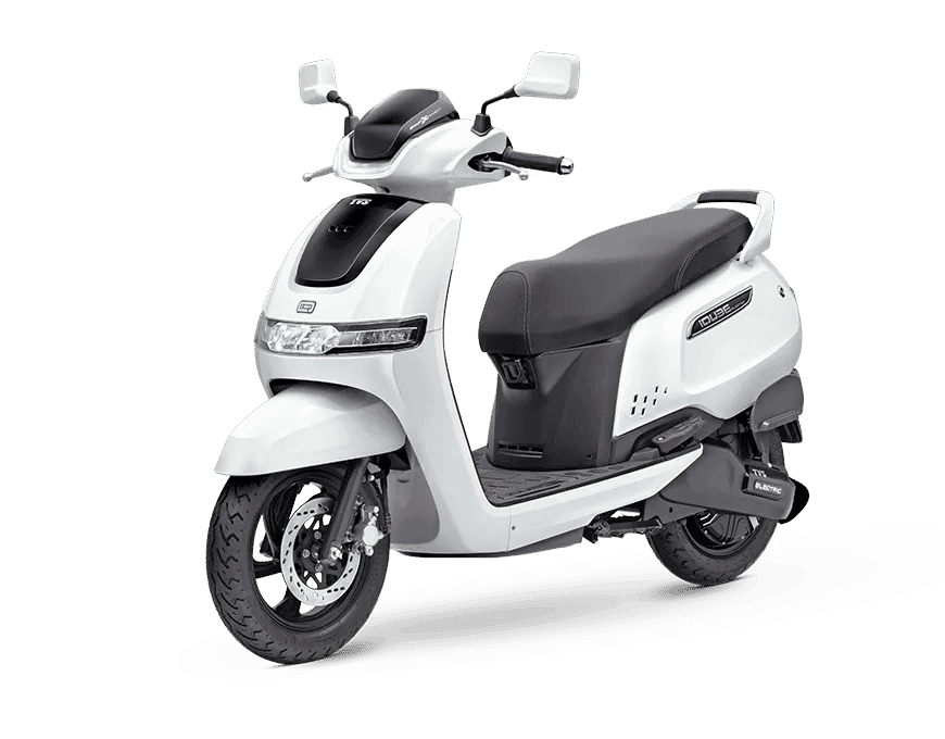 TVS iQube Electric in Starlight Blue
