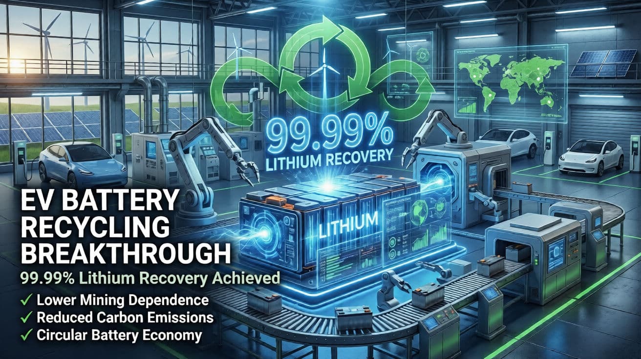 EV Battery Recycling Breakthrough Could Transform the Future of Electric Mobility