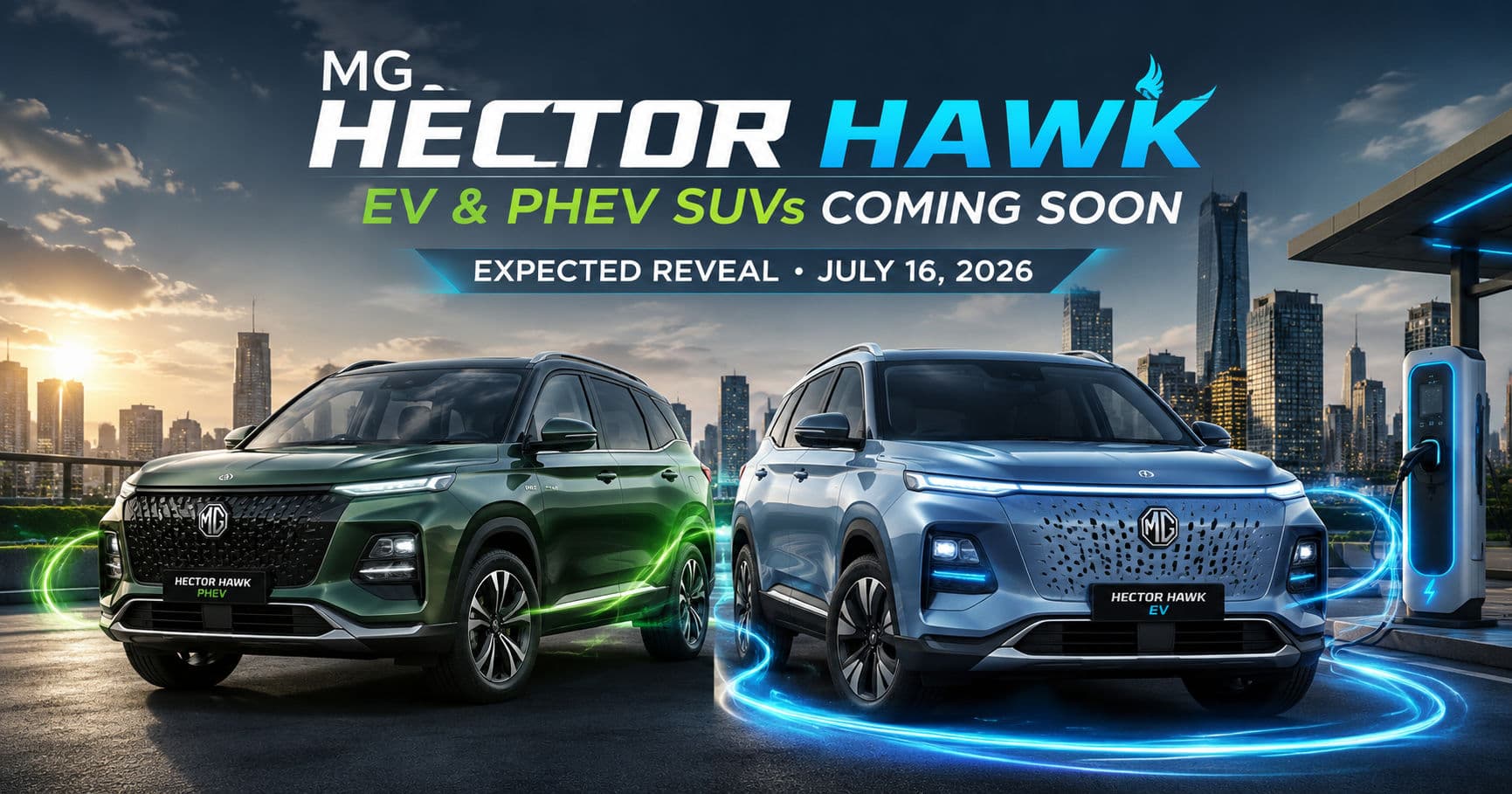 MG Hector Hawk PHEV & EV: Launch Details, Specs, Range