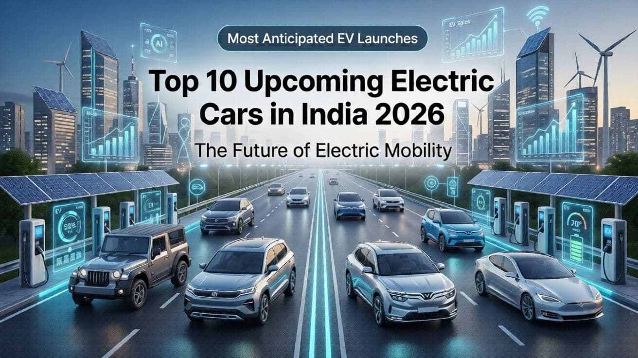 Top 10 Upcoming Electric Cars Launching in India in 2026
