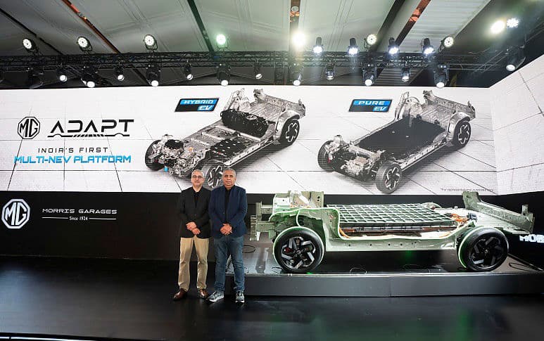 JSW MG Motor India Introduces ADAPT Platform; New EV and Plug-in Hybrid Models Planned