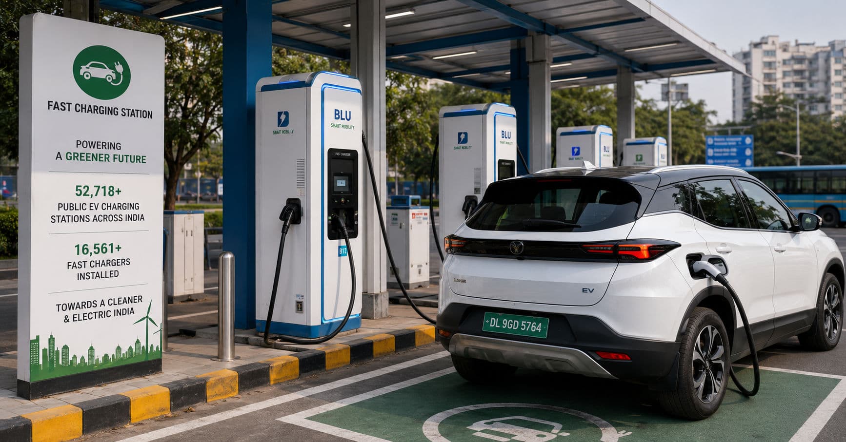 India Crosses 52,700 Public EV Charging Stations as Charging Network Expands Nationwide
